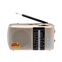 Golon – petite Station de Radio Fm Portable Rechargeable 3 ondes courtes 7 Sw Am Yfm, multibande pour les nouvelles de la Bbc, cadeau de poche de marque ICF-8