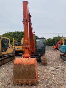 รถขุดตีนตะขาบมือสองสีส้ม รุ่น ZAXIS 120 ขนาด 12 ตัน ระบบไฮดรอลิก พร้อมเครื่องยนต์ฮิตาชิ รุ่น ZX120 สำหรับงานก่อสร้างและงานดิน - Product Image 5