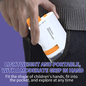 60-120x Microscope optique portable portable jouets expérience de la science biologique jouet d'apprentissage pour les enfants - Product Image 6