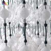 Boules LED RGB colorées, étanches IP65/IP68, DC24V, garantie 3 ans, éclairage décoratif pour extérieur, Noël, fête, jardin, arbre