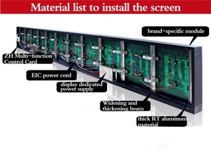 Pantalla Led para publicidad al aire libre p10 para cartelera de <span class=keywords><strong>taxi</strong></span> y autobús led pantalla - Product Image 6
