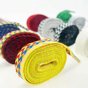 Nedeins — lacets en toile épais, cordons de longueur 1.5cm, motif ondulé, longs, à la mode Lan-Vin, <span class=keywords><strong>SB</strong></span> <span class=keywords><strong>Dunk</strong></span> AJ1/AF1 - Product Image 3