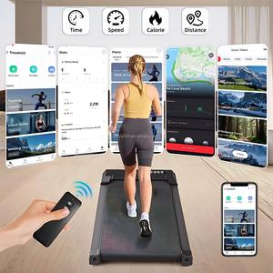 Attrezzatura da Palestra, Tapis Roulant Elettrico Pieghevole con Controllo APP Intelligente, Mini Tapis Roulant Portatile Senza Maniglie per Sotto Scrivania - Product Image 6