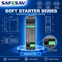 SAFESAV SST-NS Protection contre les surcharges, contrôle intelligent, 37kW 160A, limiteur de courant pour centrale électrique, démarreur progressif pour ventilateur