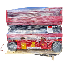 Plataforma Elevadora Móvil Autopropulsada Eléctrica Hidráulica <span class=keywords><strong>de</strong></span> 6m, 8m, 10m con Tijera y Orugas para Trabajo Aéreo - Product Image 1