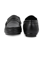 Mocasines Negros de Cuero Genuino para Hombre, Elegantes, Cómodos, Flexibles y Suaves, Estilo Casual y Formal, Diseño Sólido, para Todas las Temporadas