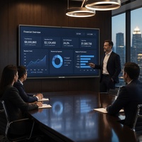 Pantalla Interactiva Plana de 65 Pulgadas con Windows OPS I7 PC 4K para Conferencias