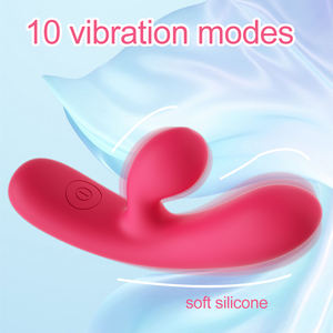 LILO Vibrator Silikon Cair Berkualitas Tinggi Bentuk Kelinci untuk Stimulasi Titik G, Alat Bantu Masturbasi Wanita untuk Kenikmatan Seksual - Product Image 2