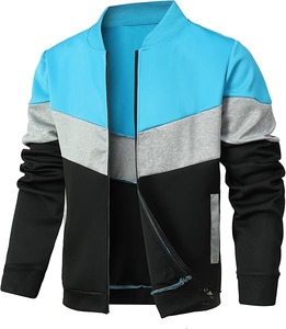 Men's Casual Bomber <b>Jacket</b> XL Size Winter Puffer With Zipper Closure and Stand Collar Canvas Material ODM Supply Type - Product Image 6
