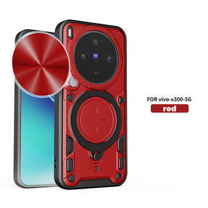 Étui de téléphone magnétique Lichicase résistant aux chutes avec motif CD et cache-objectif coulissant pour <span class=keywords><strong>VIVO</strong></span> X300 FE Y500i Y31D V70 FE - Product Image 3