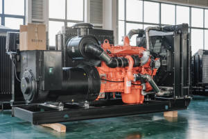 300KW <span class=keywords><strong>350KW</strong></span> オープン型ディーゼル発電機セット 水冷式ディーゼル発電機セット データセンター用 - Product Image 2