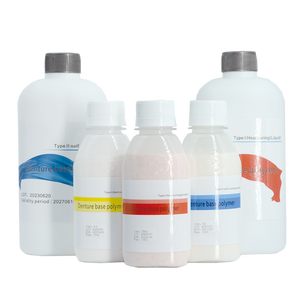 วัสดุทำฐานฟันปลอมในห้องปฏิบัติการทันตกรรม ผงและของเหลวสำหรับทำฐานฟันปลอมแบบแข็งตัวเอง โพลิเมอร์โมโนเมอร์สำหรับฐานฟันปลอม - Product Image 3
