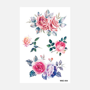 Adesivi per Tatuaggi Colorati Senza Acqua <span class=keywords><strong>con</strong></span> Disegni Floreali, <span class=keywords><strong>Farfalle</strong></span>, Fragole e Frutta, Tatuaggi Temporanei Sexy per Donne - Product Image 5