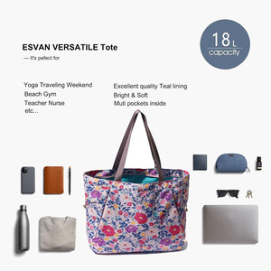 Free Sample Fashion <b>Large</b> Capacity Portable Multi-Functional <b>Waterproof</b> Shoulder Special Polyester Yoga Tote <b>Bag</b> Yoga Mat - Product Image 4
