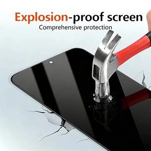 Vidrio Templado Antiespía, Antihuellas, a Prueba de Explosiones 9H para iPhone XS 11 12 13 14 15 16 17 18 Pro Max Plus, Venta al Por Mayor - Product Image 5