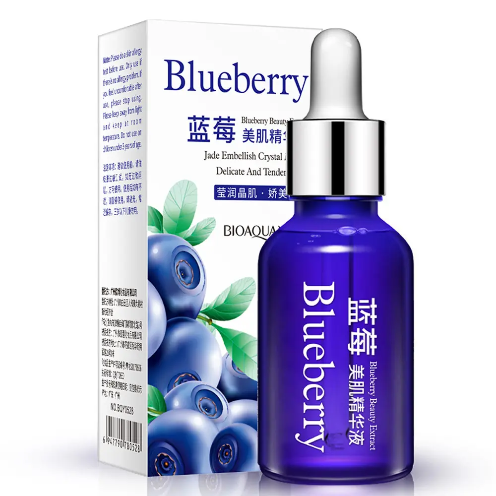 wholesale bioaqua wonder water based blueberry moisturizing face essence for skin care