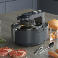 Friteuse à air numérique multifonction rotative en acier inoxydable sans huile avec fonction visible pour usage domestique