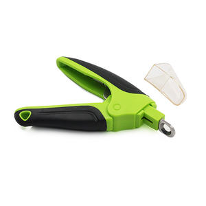 Cortador de Unhas para Animais de Estimação com Lâmina Afiada em Estilo Guilhotina e Tampa Transparente para Fragmentos de Unhas - Product Image 1