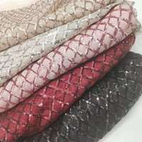 Tissu en maille de perles de 3 mm, tissu en gaze, plaid en diamant, paillettes, 100% polyester, robe de scène de mariage, vêtements de performance, tridimensionnel
