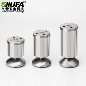 Jiufa Stainless Steel <b>Adjustable</b> Cabinet Feet For Furniture <b>Table</b> Chair Bathroom Cabinet Support <b>Legs</b> - Product Image 2