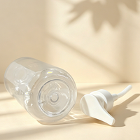 Botol Plastik PET Kosong 350ml Grosir dengan Pompa Lotion untuk Kemasan Sampo dan Body Lotion, Penggunaan Kosmetik Model 81