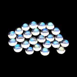 Cabujones redondos de piedra lunar azul de todas las formas y tamaños cortados en pedidos personalizados a precios al por mayor en todos los demás tipos de gemas naturales - Product Image 3
