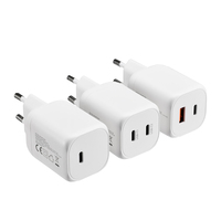 Cargador de Pared Rápido Popular con Doble Puerto USB-C de 100W PD 3.0 y Protección OTP para Laptop y Teléfono Móvil