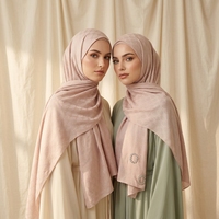 Voile Hijab en Jersey Modal Coton Extensible de Haute Qualité pour Femme, Foulard Musulman Personnalisé, Vente en Gros aux Pays-Bas