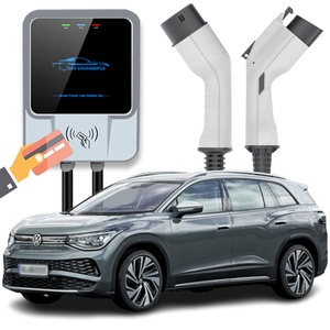 เครื่องชาร์จรถยนต์ไฟฟ้า DIBOEV 22KW แบบติดผนัง รุ่น ID <span class=keywords><strong>4</strong></span> 6 EVSE Box ID4 ID6 ชนิดที่ 2 แบบ GBT 16 แอมป์ 16A 7KW ปลั๊กแบบ US SAE J1772 สำหรับรถยนต์ไฟฟ้า - Product Image 1