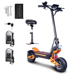 JLM X5 35MPH US Stock Electric <strong>Scooter</strong> 5000W Dual Motor 52V 26Ah Max Load 150kg Hydraulic Brake 11 Inch Fat Tire Manufacturer - Product Image 3