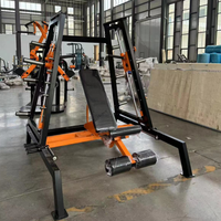 Machine de musculation pour la poitrine avec banc incliné, plat et décliné, équipement commercial, machine de musculation pour la poitrine multi-positions