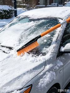 Grattoirs à glace pour <span class=keywords><strong>pare</strong></span>-<span class=keywords><strong>brise</strong></span> de voiture et brosse à neige extensible avec poignée en mousse et rotation à 360° °   Tête de brosse pivotante pour voiture, camion et SUV - Product Image 5