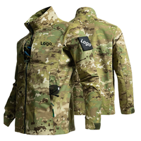 Ensemble d'uniformes tactiques d'extérieur camouflage 2 pièces OEM Veste pantalon polyvalente et réglable avec plusieurs poches Tenue de travail pour homme