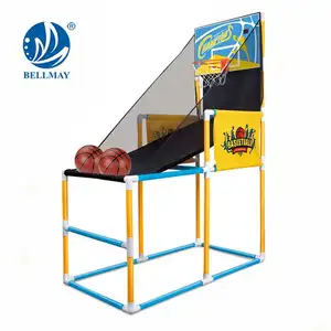Bemay 장난감 농구 스탠드 전자 득점 DIY 슈팅 농구 프레임 실내 스포츠 게임 장난감