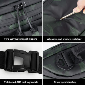 Kadınlar ve erkekler için olta kutusu su geçirmez bel çantası taşınabilir sinek balıkçılık tek kollu çanta - Product Image 3