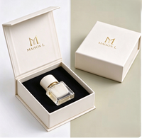 Flacon de parfum de luxe avec emballage en boîte, boîte de parfum personnalisée et flacon en verre pour coffrets cadeaux de parfums