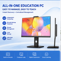 Kamera ve Mikrofonlu FHD IPS Hepsi Bir Arada Bilgisayar, Parlama Önleyici Ekran, Intel i7 i9 Ofis İçin Masaüstü Bilgisayar İş İstasyonu