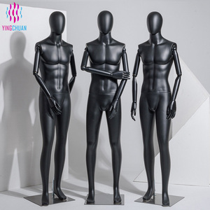 Manichini Maschili in Plastica a <span class=keywords><strong>Corpo</strong></span> Intero con Mani Regolabili per Espositori <span class=keywords><strong>di</strong></span> Negozi <span class=keywords><strong>di</strong></span> Abbigliamento Maschile, Vetrine e Scaffalature - Product Image 1