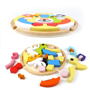 Hot New Products Wooden Bear Block Puzzle Baby Multi Functional Educational Learning Montessori Puzzles Toys for Boys&Girls - Product Image 3