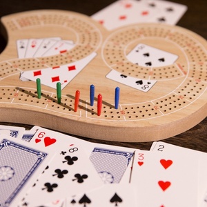Trẻ em của mini cribbage Poker PEGs gỗ Máy tính để bàn trò chơi hội đồng quản trị cho trẻ em và người lớn - Product Image 4