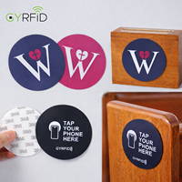 Etiquetas NFC programadas de PVC personalizadas, códigos QR y tarjetas NFC de PVC para actividades diarias en la iglesia, pegatinas para asientos de iglesia.