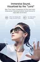 Lunettes Intelligentes IA M08C : Caméra Exquise 8MP, Appels, Musique, Enregistrement Tactile, Photographie, Reconnaissance, Traduction IA