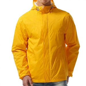 Men's Hooded Windbreaker Jacket-Eco-Friendly Breathable Quick Dry Lightweight for Outdoor Sports & Hiking Casual Winter Wear - Product Image 1
