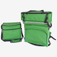 Sac à dos de livraison de pizzas en tissu imperméable avec fermeture éclair et doublure en feuille d'aluminium, ensemble de sacs de transport pour livraison commerciale