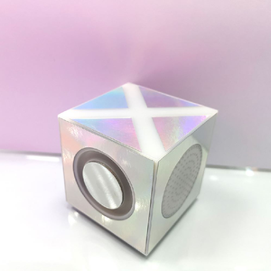 Phong cách mới không dây <span class=keywords><strong>Cube</strong></span> Mini BT Bluetooth Loa LED đầy màu sắc ánh sáng hoạt động <span class=keywords><strong>bass</strong></span> woofer Stereo Quà Tặng HIFI âm nhạc Loa hộp - Product Image 6