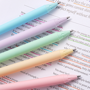 Stylos à encre gel rétractables avec logo personnalisé, pointe de 0,5 mm, 5 couleurs vibrantes pour le journalisation, la prise de notes, le <span class=keywords><strong>dessin</strong></span>, les étudiants, la papeterie scolaire - Product Image 3