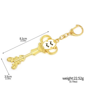 Vente en gros de porte-clés en métal créatifs sur le thème de l'anime, 12 designs, <span class=keywords><strong>Fairy</strong></span> <span class=keywords><strong>Tail</strong></span>, les douze constellations, pendentif de voiture en or - Product Image 5