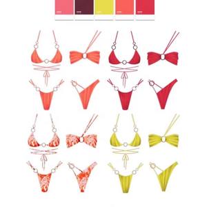 OEM Professional Swimwear Beachwear Manufacturer Designer Low MOQ Made Swimsuit Set With Logo Custom Design Women Bikini 2023 - Product Image 2