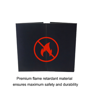 Façade DJ d'Événement en Tissu <span class=keywords><strong>et</strong></span> Cadre Aluminium Noir <span class=keywords><strong>Grace</strong></span> avec Sac de Transport - Product Image 5