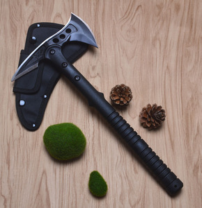 Hache d'extérieur Feu Glace Tactique Tomahawk Pratique Hache Nylon et Fibre de Verre Poignée Camping Hache - Product Image 5